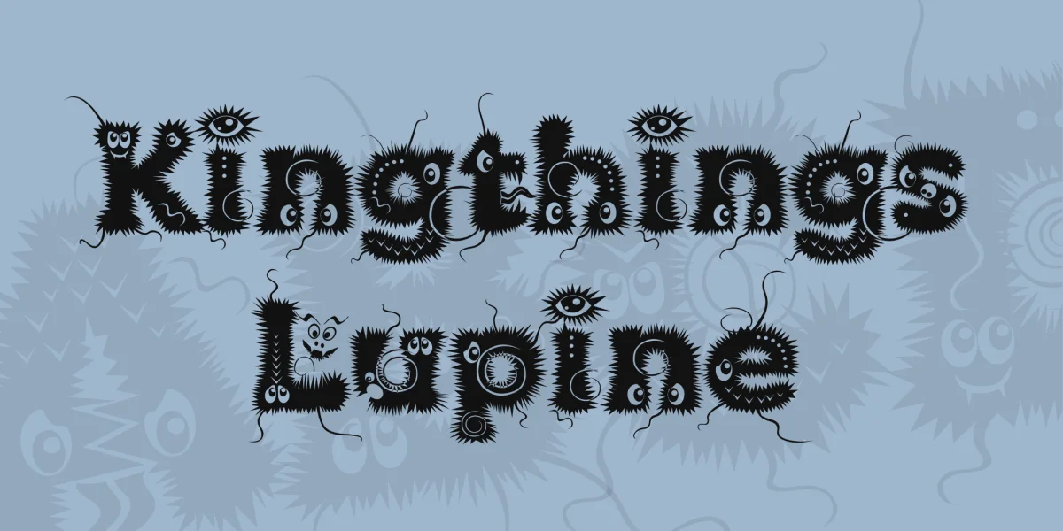 Kingthings Lupine Font preview 2