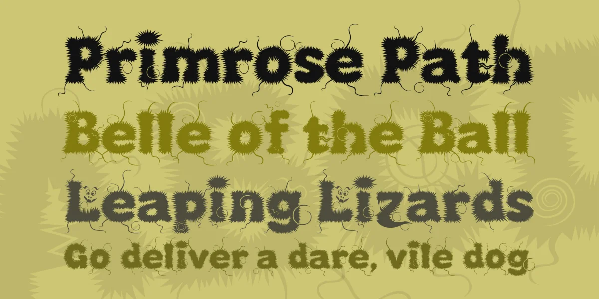 Kingthings Lupineless Font preview 3
