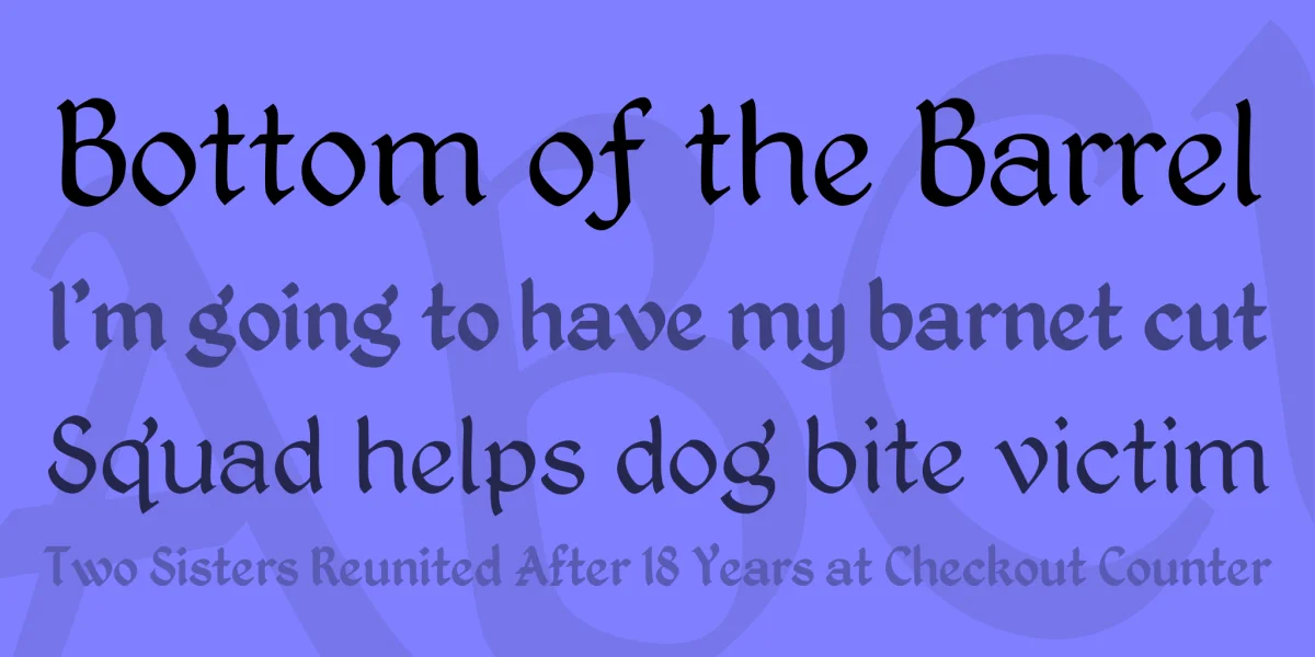 Kingthings Petrock Font Family preview 2