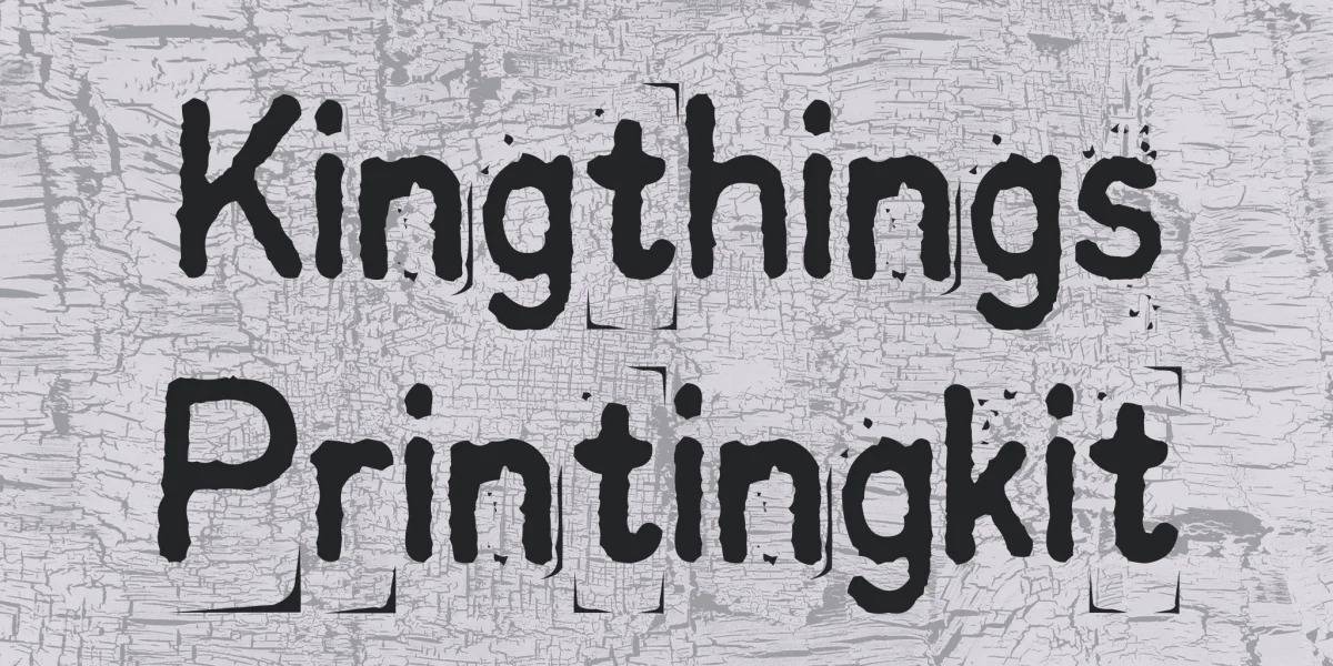 Kingthings Printingkit Font