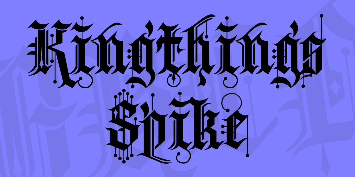 Kingthings Spike Font