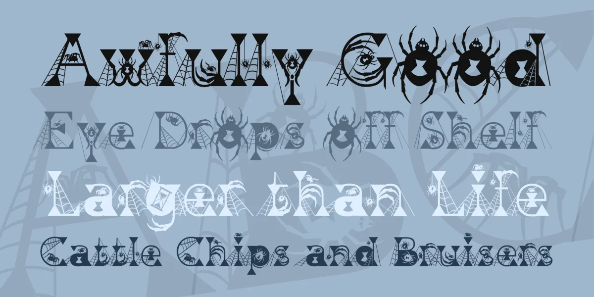 Kingthings Widow Font preview 2