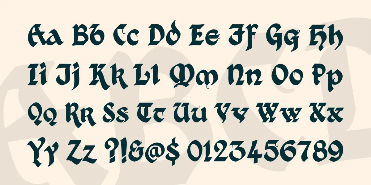 Kingthings Xander Font Family preview 4
