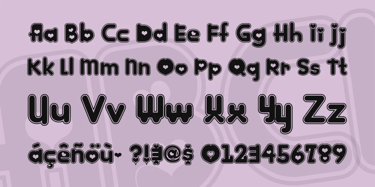 Kinkie Font preview 3
