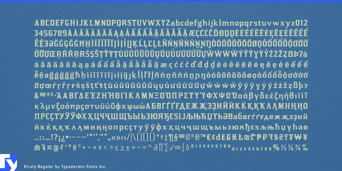 Kirsty Font Family preview 7