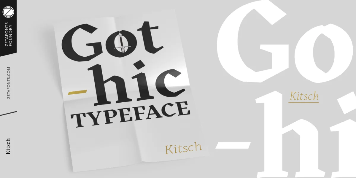 Kitsch Font Family preview 4