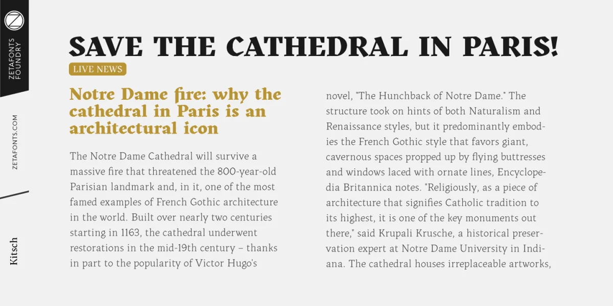 Kitsch Font Family preview 6