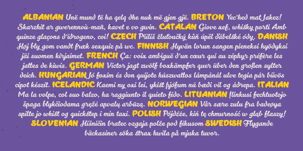 Kitten Font Family preview 7