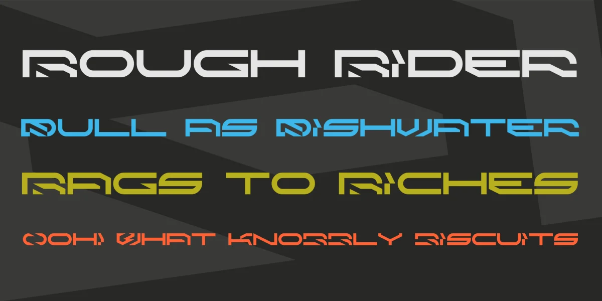 KleenBlades LDR Font preview 3