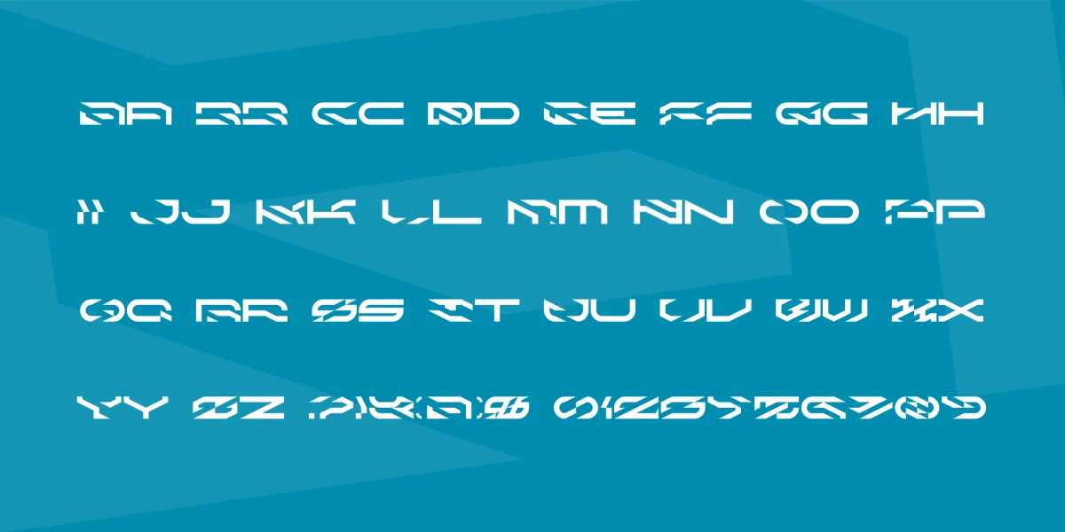 KleenBlades LDR Font preview 4