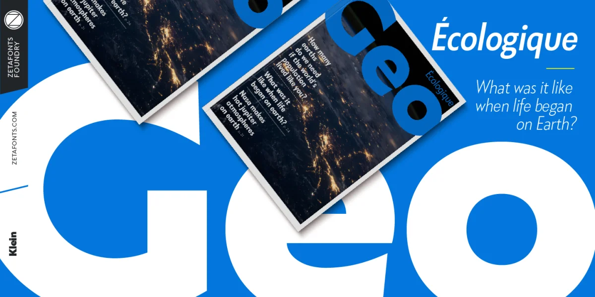 Klein Font Family preview 2