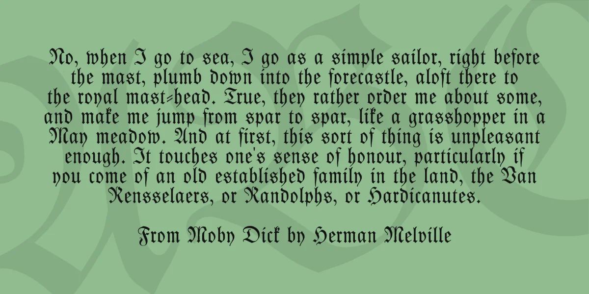 Kleist-Fraktur Font Family preview 3