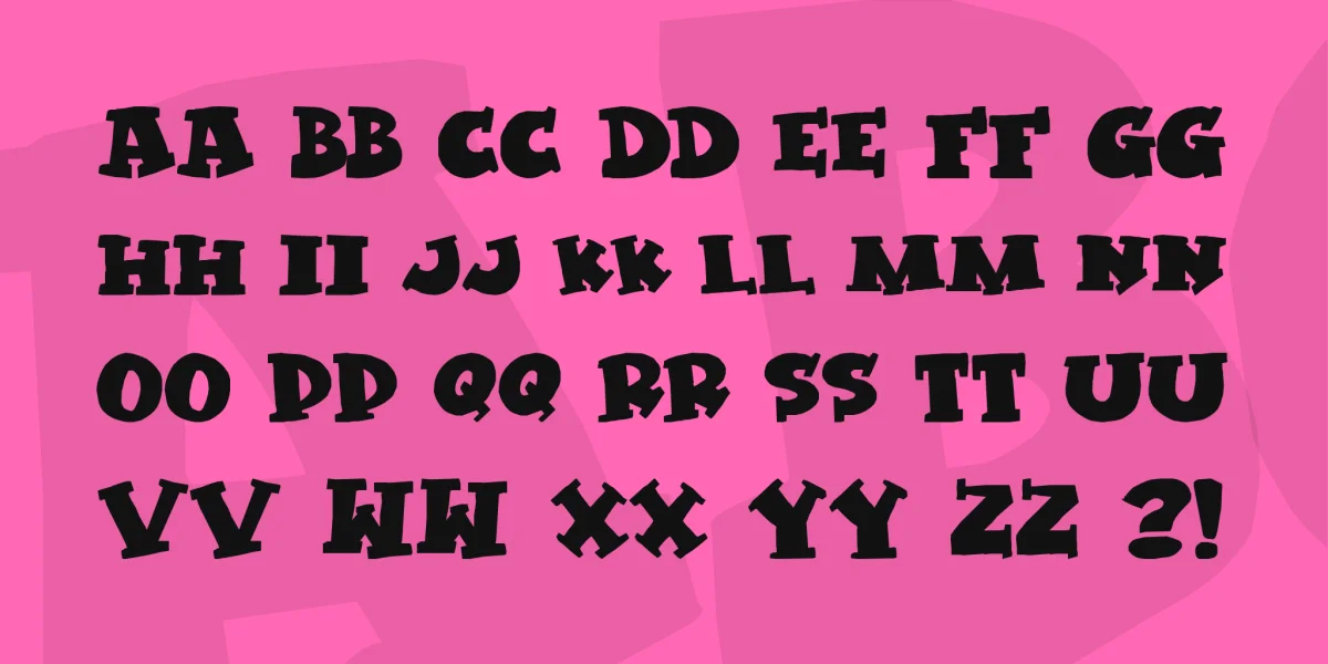 Kleptomaniac Font preview 2