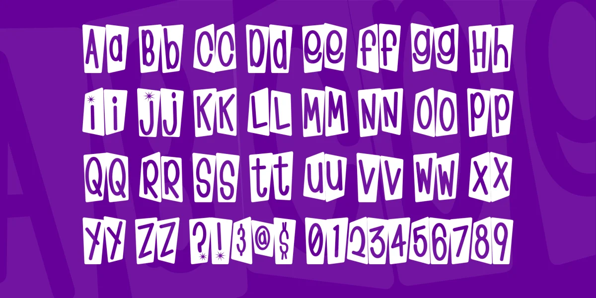 KlinkOMite Font preview 3