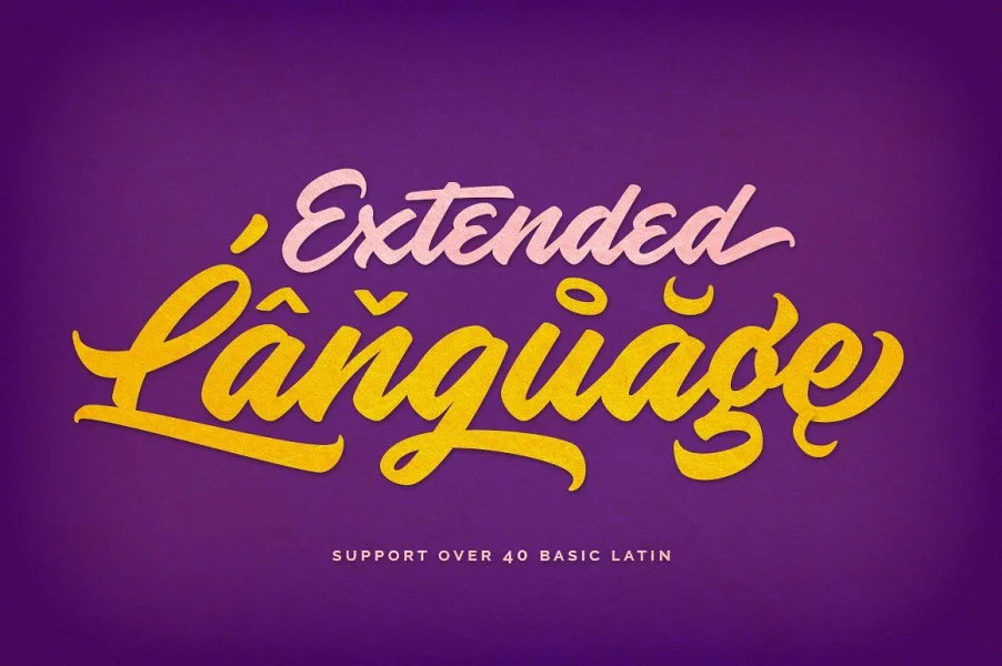 Knight Brush Demo Font preview 3