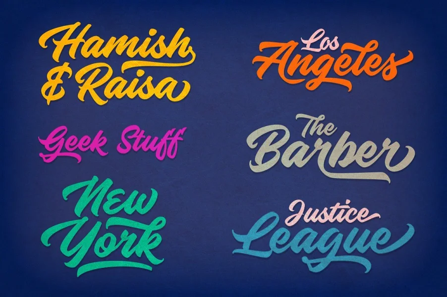Knight Brush Demo Font preview 8