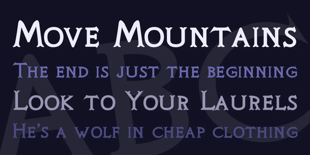 Knights Quest Font Family preview 2