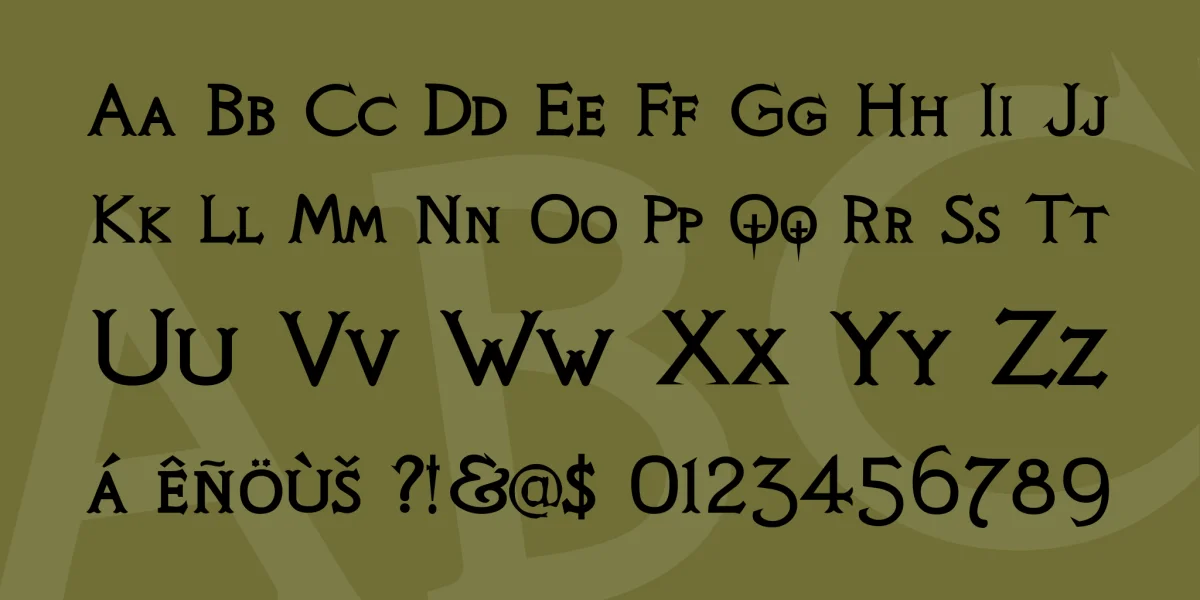 Knights Quest Font Family preview 4