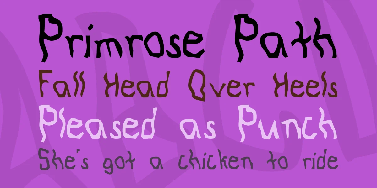 Knocked Around Font preview 2