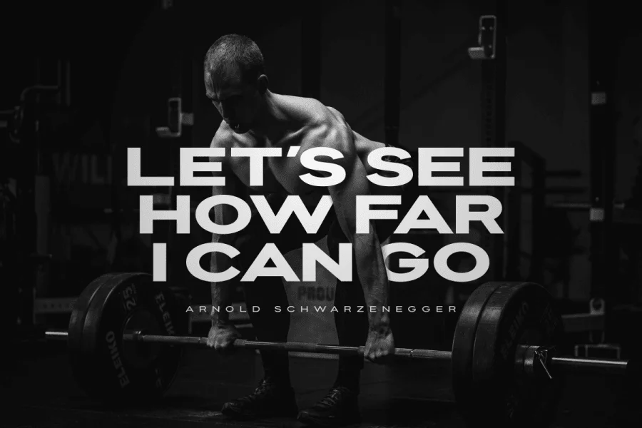 Knockout Font preview 2