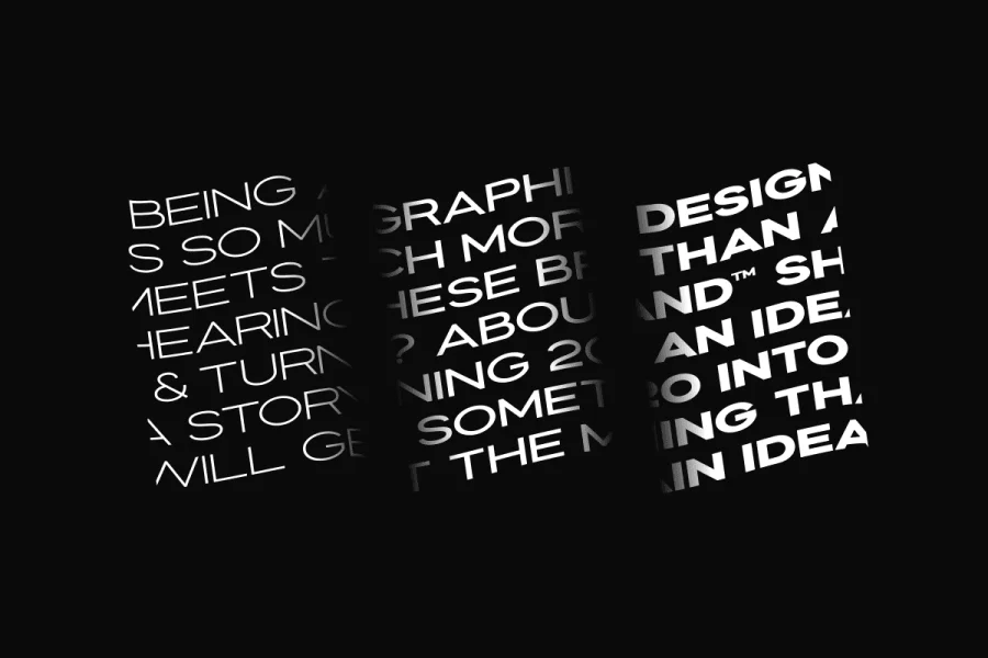 Knockout Font preview 3