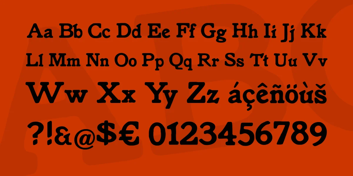 Knorke Font preview 4