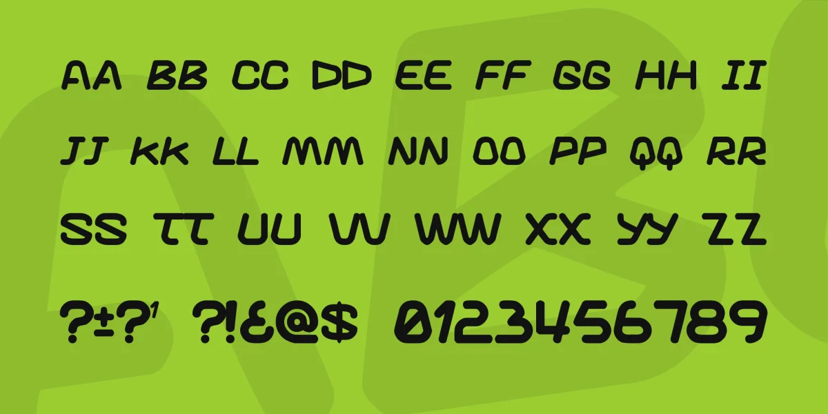 Knuckle sandwich Font preview 4