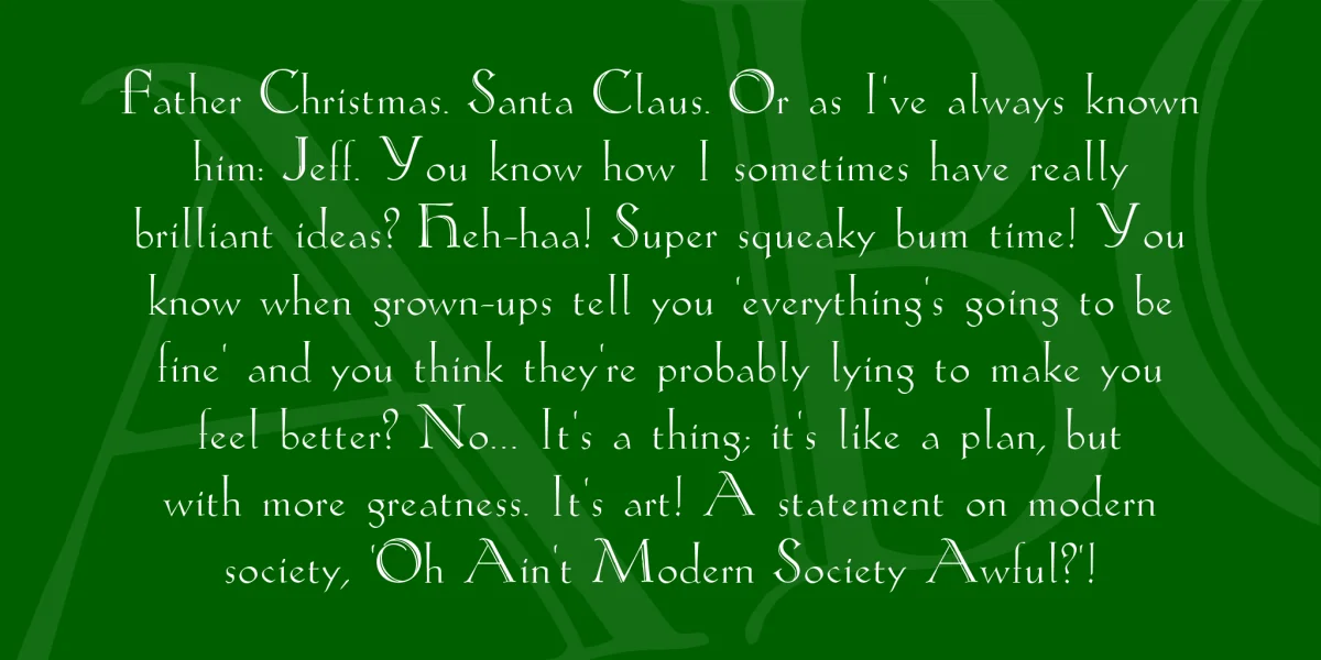 Koch-Antiqua Zier Font preview 3