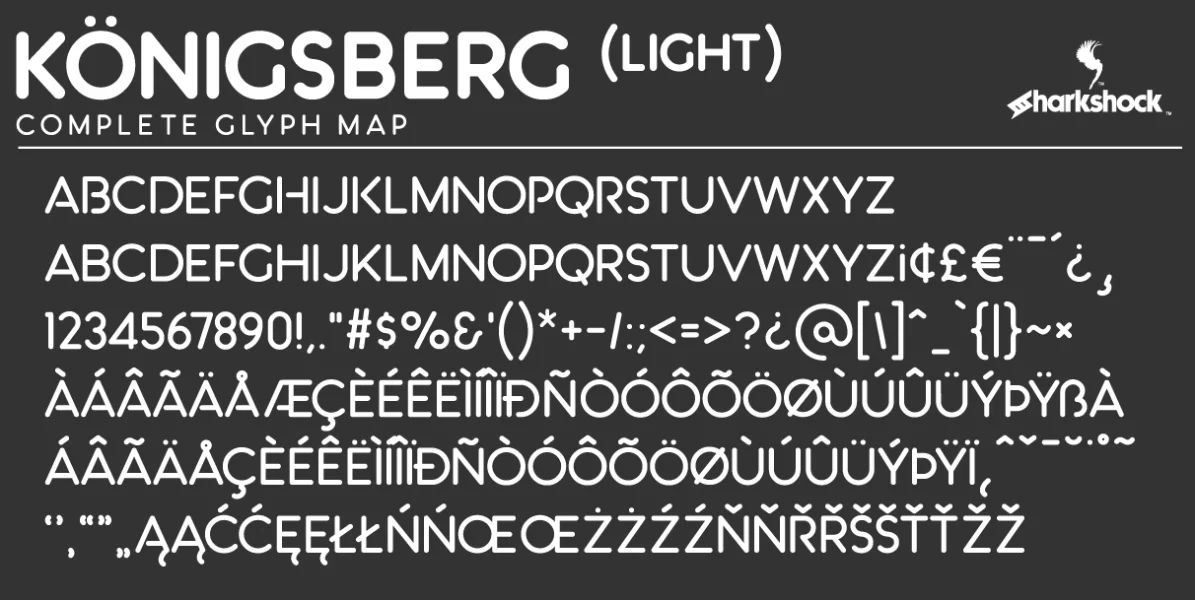 Königsberg Font preview 4