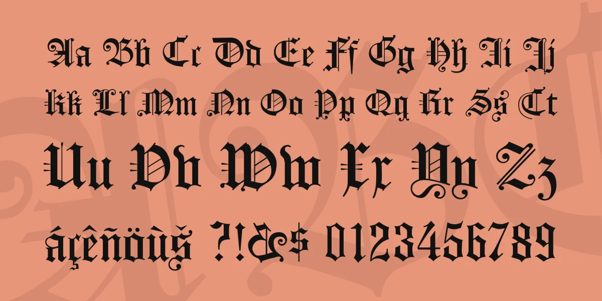 Koenigsberger Gotisch Font preview 4