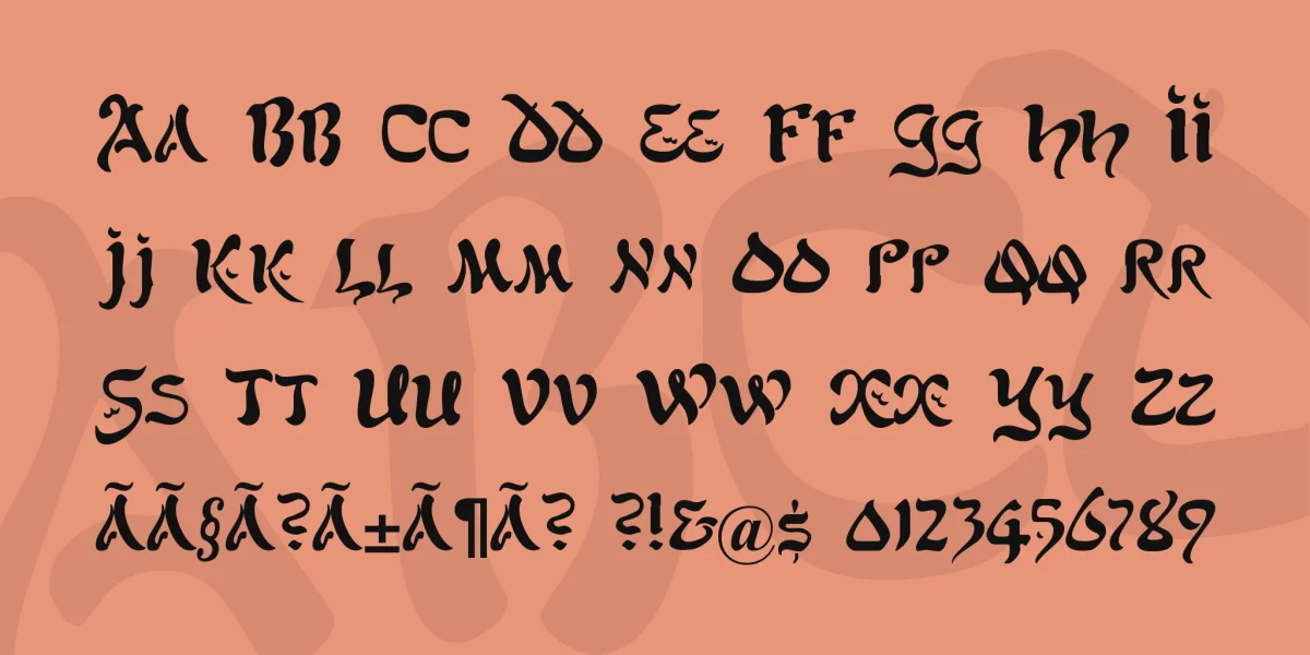 Kohelet Font preview 3