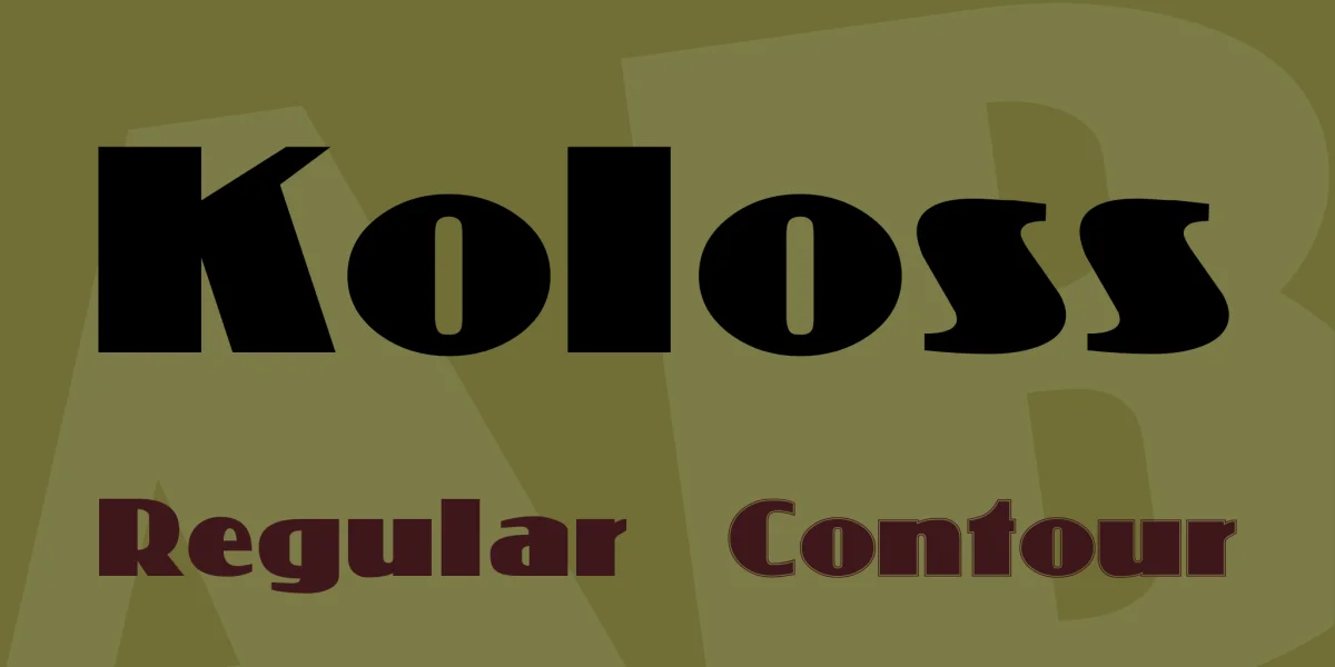 Koloss Font Family