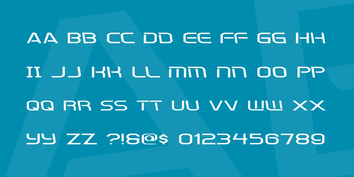 Kometenmelodie 2 Font preview 3