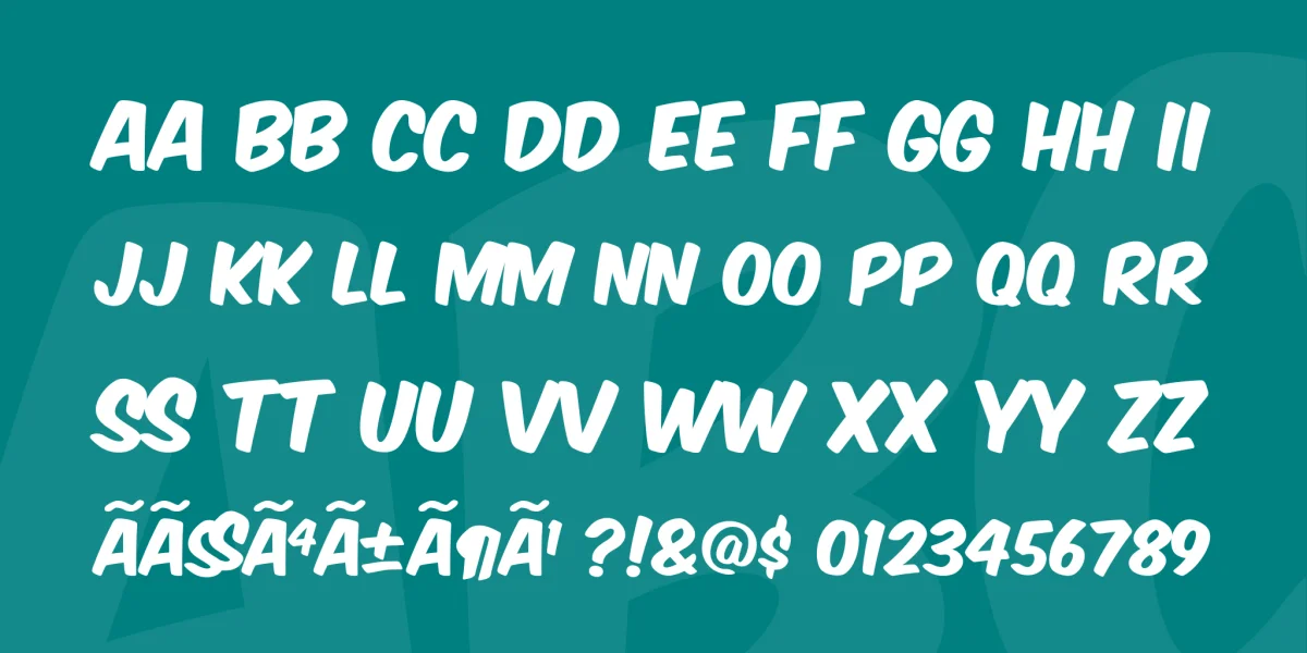 Komika Axis Font preview 4
