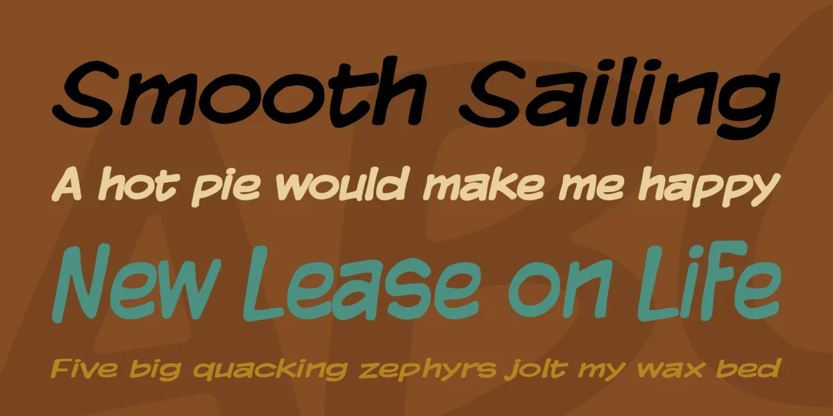 Komika Display Font Family preview 2