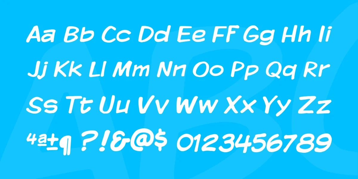 Komika Display Font Family preview 3