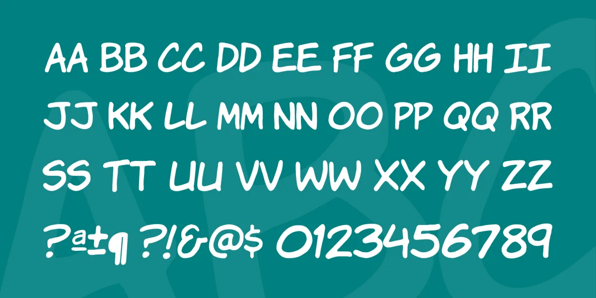 Komika Font Family preview 4