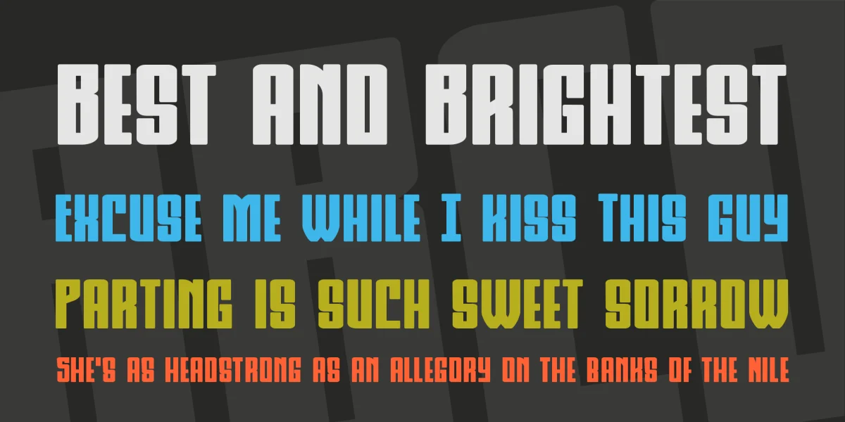 Komikahuna Font preview 2