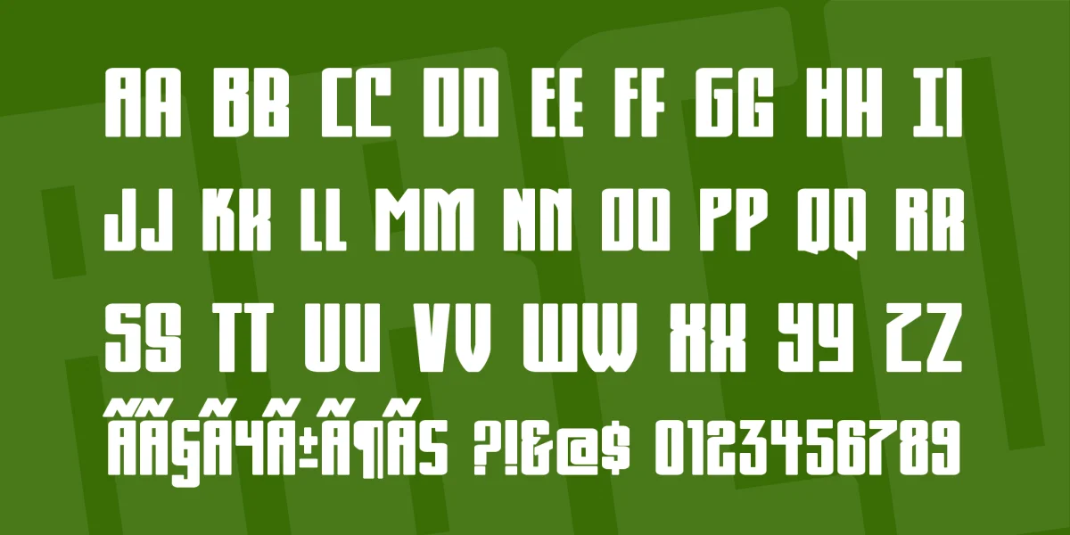 Komikahuna Font preview 3