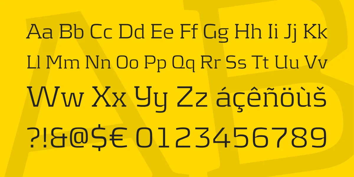 Kontrapunkt Font Family preview 4