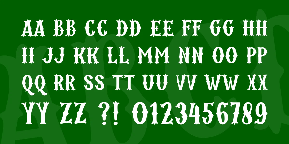 Kordes Font preview 3