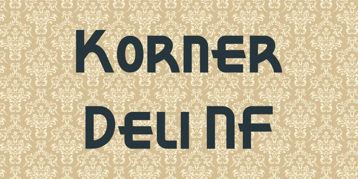 Korner Deli NF Font