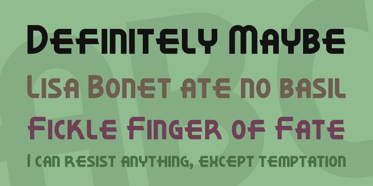 Korner Deli NF Font preview 2