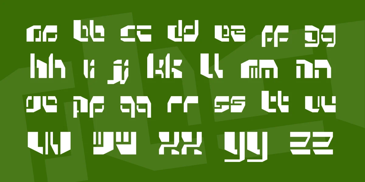 Kosmonaut Font preview 2