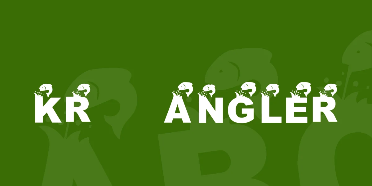 KR Angler Font