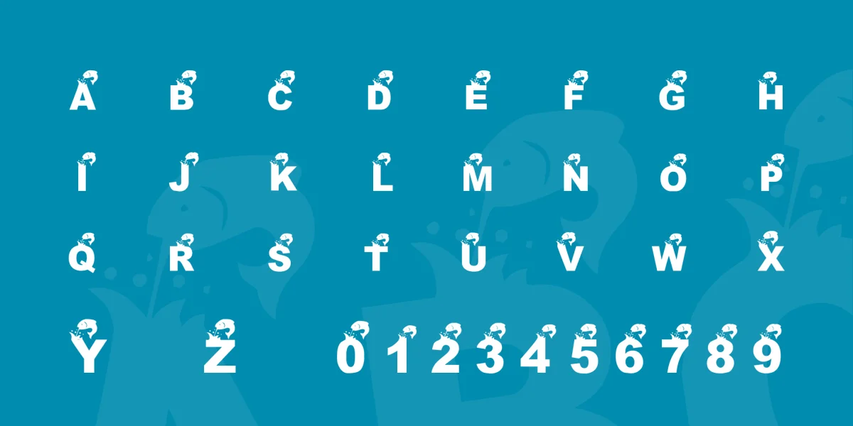 KR Angler Font preview 2