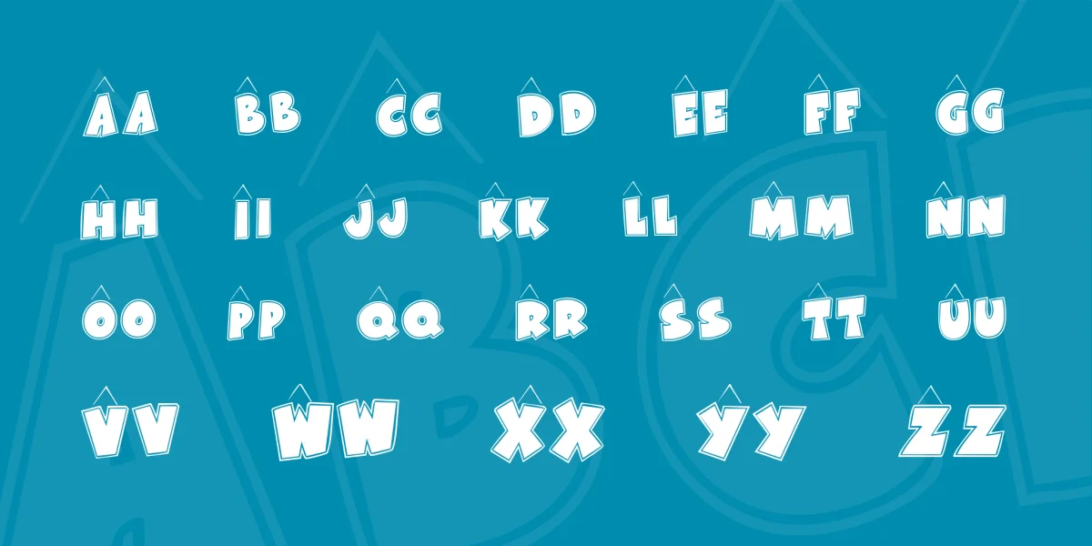 KR Bad Kitty Font preview 2