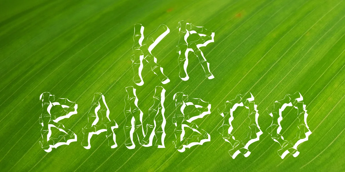 KR Bamboo Font