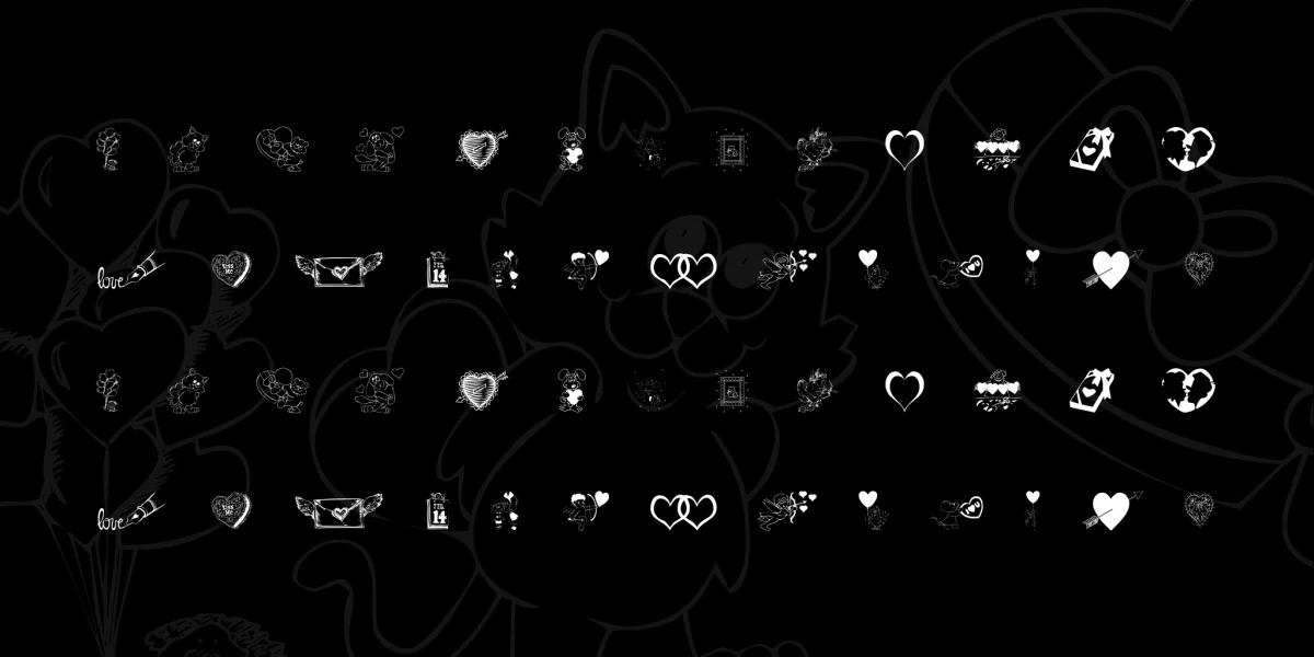 KR Be Mine Font