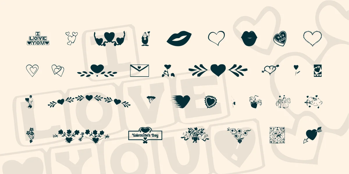 KR Be Mine More Font